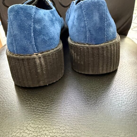 Blue T.U.K. Creepers size 7M/9W - Picture 3 of 6